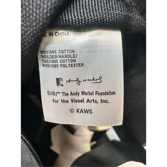 KAWS + WARHOL x UNIQLO tote/crossbody bag, NWT - Picture 6 of 7